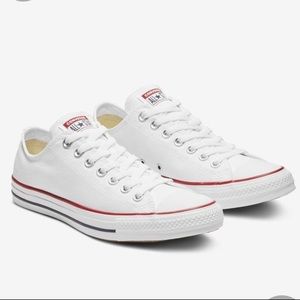 White All Stars Low Top Converse